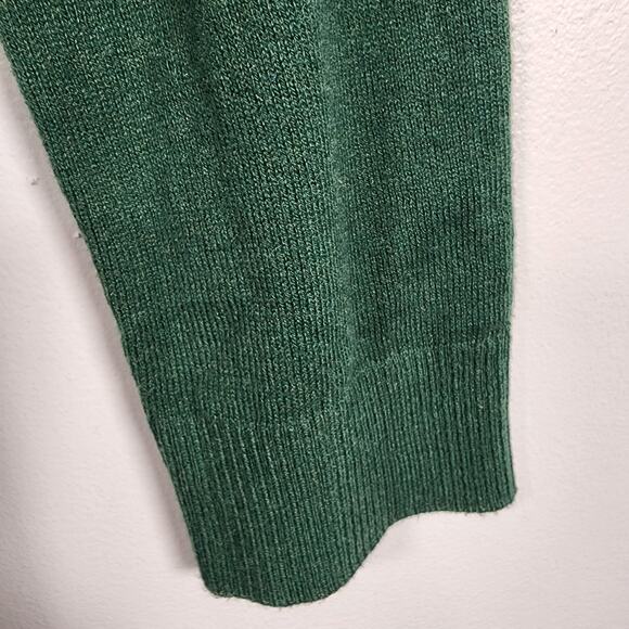 J. Jill Womens Tie Dye Sweater Small Green Cotton Viscose Blend Ribbed Pullover - Picture 7 of 10